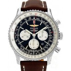 Breitling authentique Bracelet cuir Barenia Couleur Tabac 24mm ref 444X Navitimer 46mm,Superocean Heritage II 46