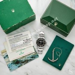 ROLEX ACCESSOIRE PORTE DOCUMENT, PORTEFEUILLE EN CUIR VERT POUR CARTES, GARANTIES, NOTICES MONTRES REF 100.00.41