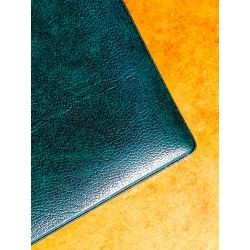 Rare & Vintage ROLEX Green Grain Leather Large Billfold Wallet AUTHENTIC ref 100.00.41