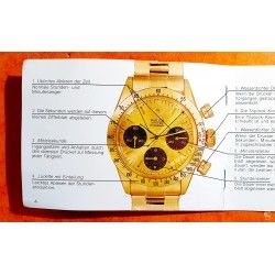 Rolex 1972 Vintage Livret Montres anciennes Paul Newman Daytona 6263,6262,6265,6240,6239