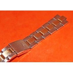 BRACELET PLAQUE OR / ACIER MONTRES BAUME ET MERCIER 17MM 