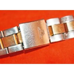 BRACELET PLAQUE OR / ACIER MONTRES BAUME ET MERCIER 17MM 