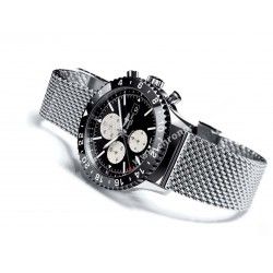 Breitling Ocean Classic Steel Mesh LINK 18mm AERO CLASSIC fits Super Ocean Heritage Navitimer, Cosmonaute ★ 