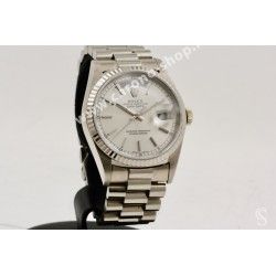 Rolex Genuine 18K White Gold President Daydate heavy Link with screw bracelet 16mm 118209, 118239, 18049, 18039