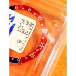 Rolex GMT Master watch Faded PEPSI Blue & Pink Red color S/S 16700, 16710, 16760 Bezel 24H Insert Part