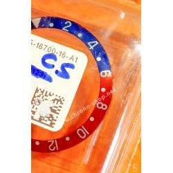 Rolex GMT Master watch Faded PEPSI Blue & Pink Red color S/S 16700, 16710, 16760 Bezel 24H Insert Part