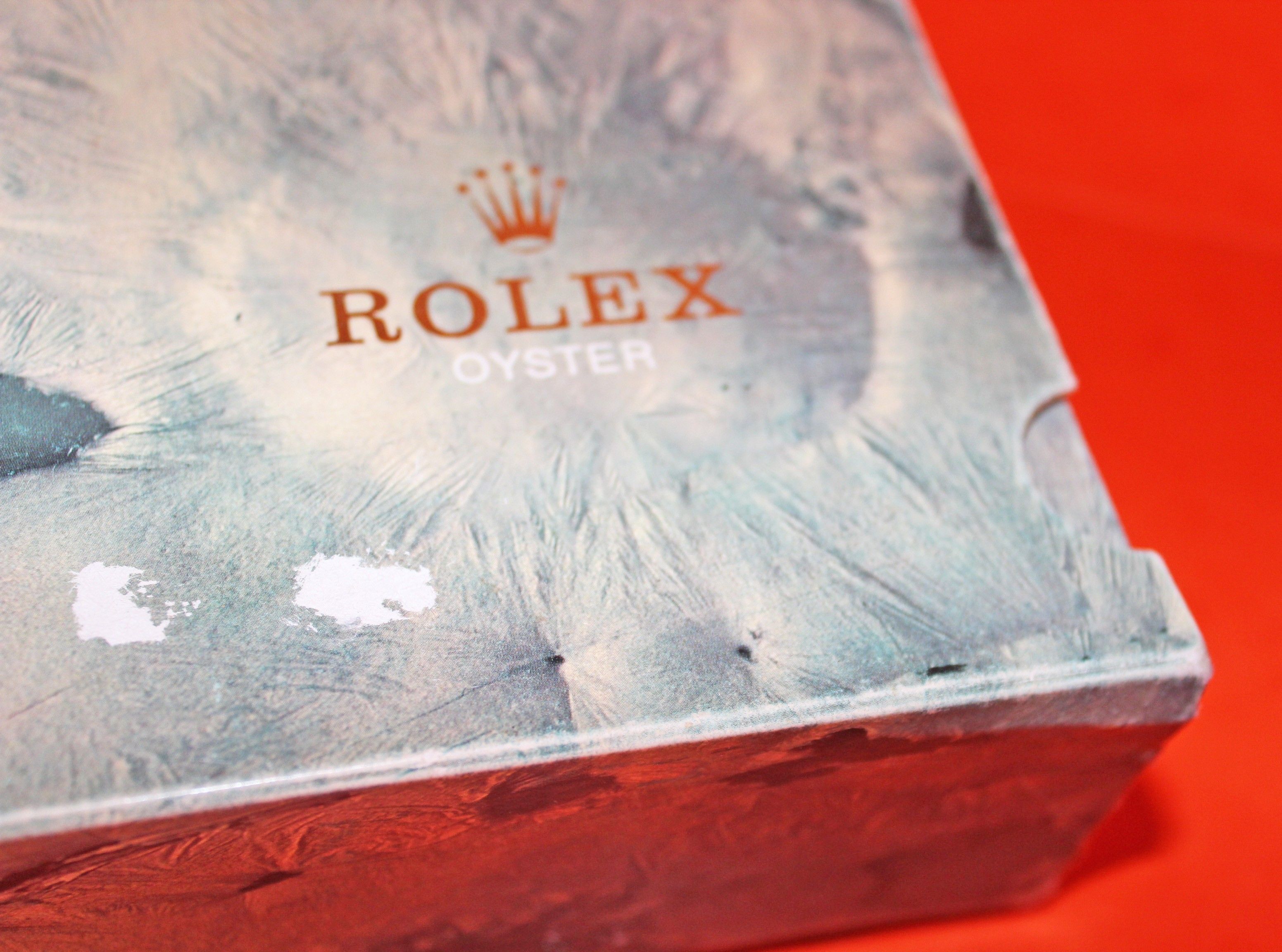Vintage Rolex Collectible Watch Box Storage Rolex 80s Moon Crater Outer