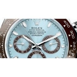 Rolex Rare jeu Aiguilles chromalight montres Rolex Daytona Platine, Platinium Ref 116506 LN 50th Anniversaire