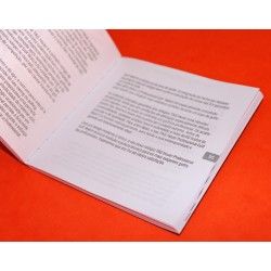 TAG HEUER PROFESSIONAL GOLF TIGER WOODS Quartz Watch Instructions Book / Manual Booklet