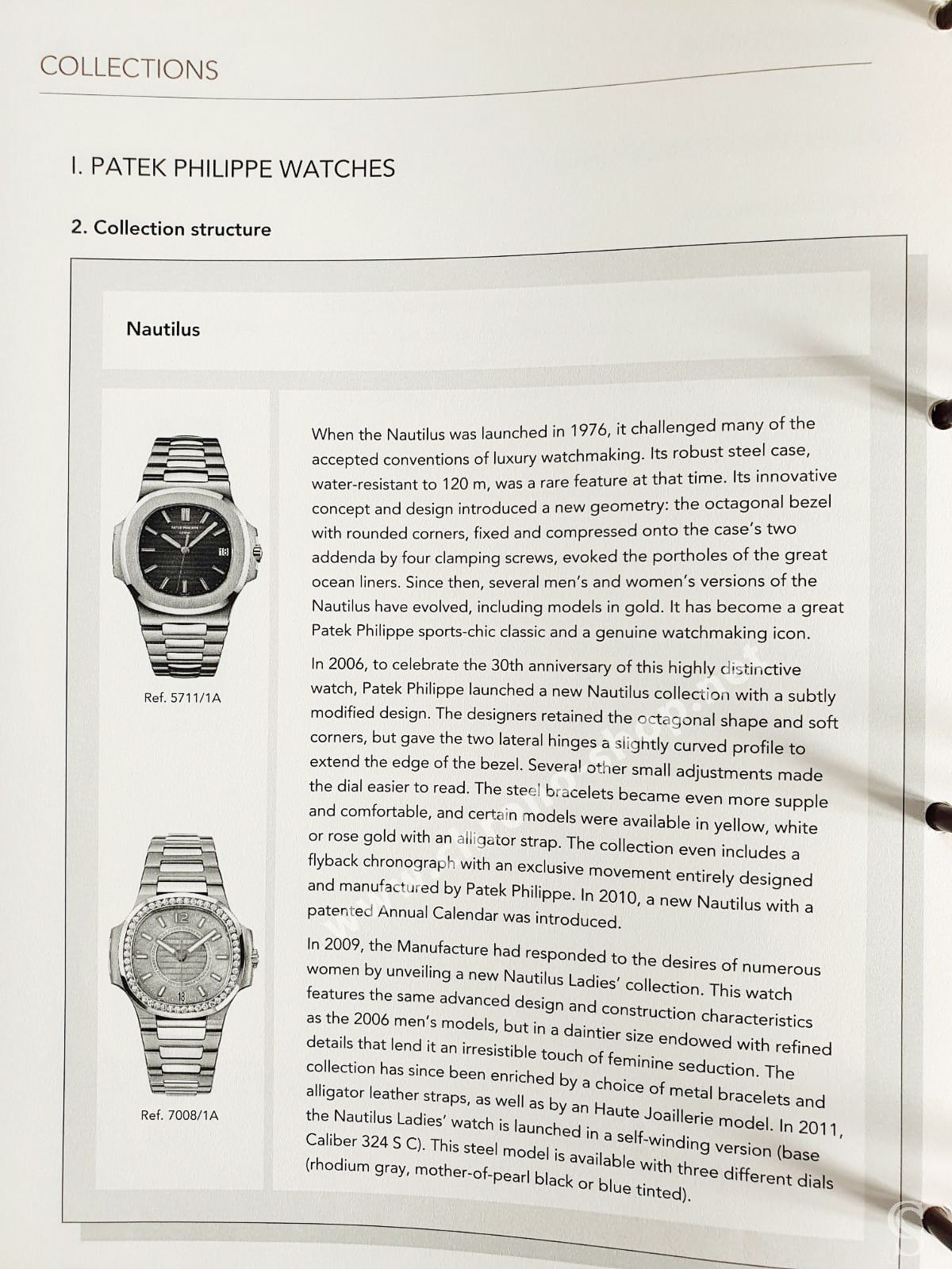 PATEK PHILIPPE PROFESSIONAL BOOK CATALOG SALES,HISTORY,TECHNICAL