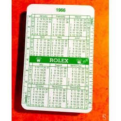 VINTAGE ROLEX CALENDAR CARD 1977-1978