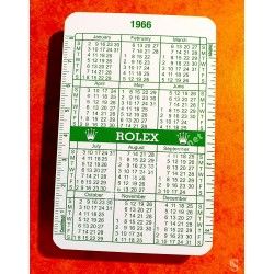 VINTAGE ROLEX CALENDAR CARD 1977-1978