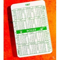 VINTAGE ROLEX CALENDAR CARD 1977-1978