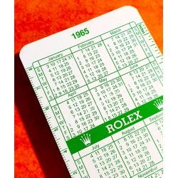 ROLEX RARE COLLECTION CALENDRIER CARTE MONTRES VINTAGES ROLEX 1966-1967