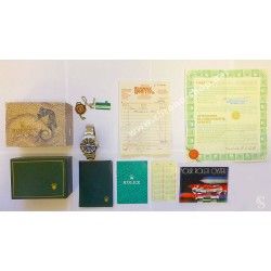 Rolex Rare vintage Accessorie watch parts boxset Card Calendar, calendario Mappemonde 1977-1978