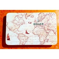 Rolex Rare vintage Accessorie watch parts boxset Card Calendar, calendario Mappemonde 1977-1978