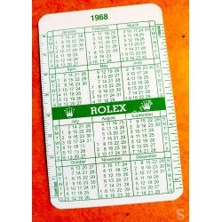 Rolex Goodie accessorie vintage Calendar, calendario Wristwatches all models Date year Circa 1966-1967