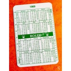 Rolex Goodie accessorie vintage Calendar, calendario Wristwatches all models Date year Circa 1966-1967