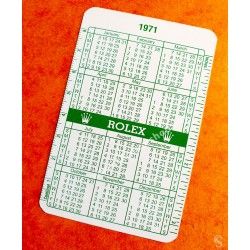 Rolex Goodie accessorie vintage Calendar, calendario Wristwatches all models Date year Circa 1973-1974