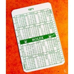 ROLEX RARE COLLECTION CALENDRIER CARTE MONTRES VINTAGES ROLEX 1973-1974