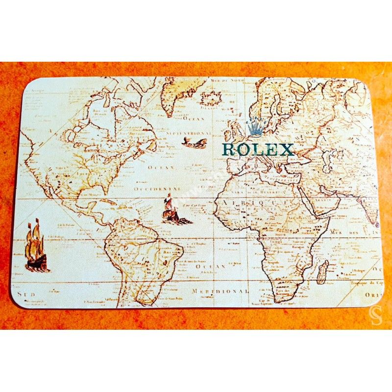 ROLEX RARE COLLECTION CALENDRIER CARTE MAPPEMONDE MONTRES VINTAGES ROLEX 1977