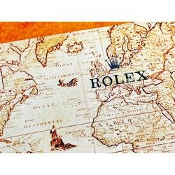 ROLEX RARE COLLECTION CALENDRIER CARTE MAPPEMONDE MONTRES VINTAGES ROLEX 1977