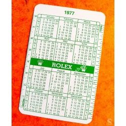 Rolex Goodie accessorie vintage Calendar, calendario Wristwatches all models Date year Circa 1970-1971