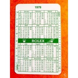 Rolex Goodie accessorie vintage Calendar, calendario Wristwatches all models Date year Circa 1978-1979