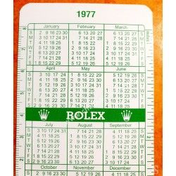 ROLEX RARE COLLECTION CALENDRIER CARTE MONTRES VINTAGES ROLEX 1978-1979