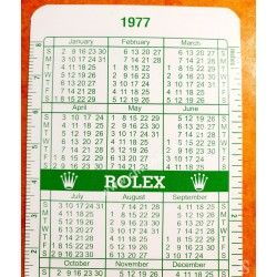 Rolex Goodie accessorie vintage Calendar, calendario Wristwatches all models Date year Circa 1978-1979