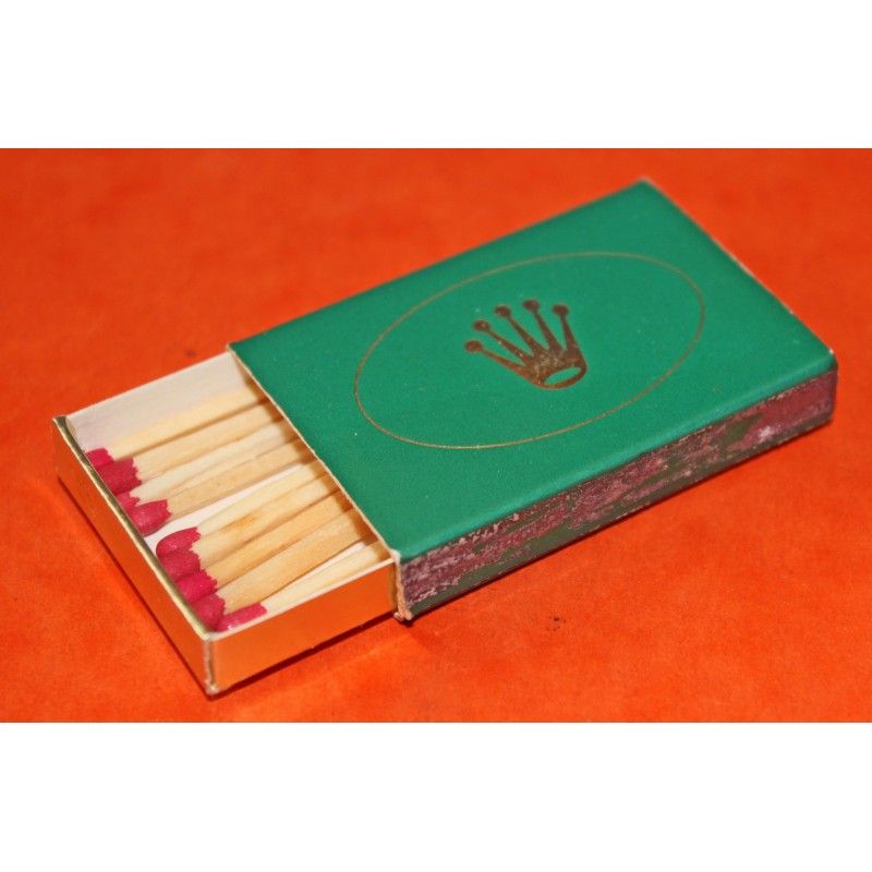 Vintage ROLEX Matchbox ROLEX WATCHWORD OF THE WORLD cigarettes goodies accessories collectibles collectors parts 