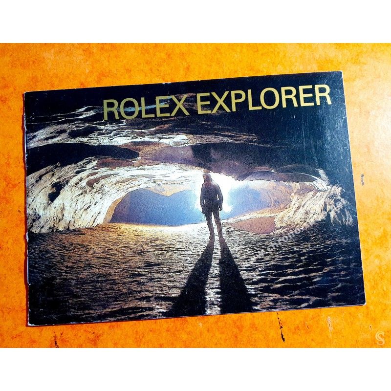 Vintage Genuine 2002 Rolex Explorer I & II Watches Owners Manual Booklet Manual Instructions English 114270, 16570