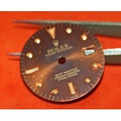 Rolex 80's GMT MASTER BRONZE NIPPLE DIAL VINTAGE 16758 -16753 Genuine Gmt Brown Dial Tutone