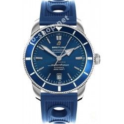 Breitling Authentique Ocean Racer Bracelet caoutchouc bleu pour boucle déployante 24mm/20mm Ref 205S