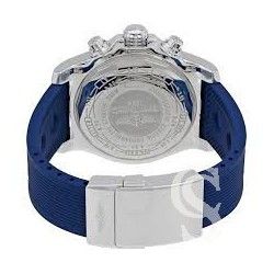 Breitling Authentique Ocean Racer Bracelet caoutchouc bleu pour boucle déployante 24mm/20mm Ref 205S