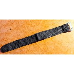 Vintage bracelet Nato Perlon tressé marron 22mm boucle ardillon Montres IWC, Breitling, Panerai, Rolex