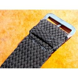 Vintage 70's Nato 22mm Watch strap Braided perlon Brown color wristwatches Breitling,Panerai,Rolex