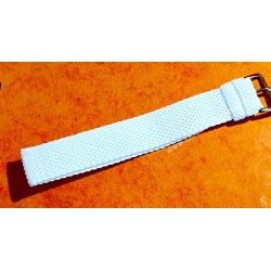 Vintage 70's Nato 20mm Watch strap Braided perlon White color wristwatches Breitling,Panerai,Rolex