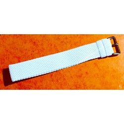 Vintage 70's Nato 20mm Watch strap Braided perlon White color wristwatches Breitling,Panerai,Rolex