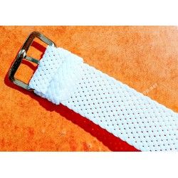 Vintage 70's Nato 20mm Watch strap Braided perlon White color wristwatches Breitling,Panerai,Rolex