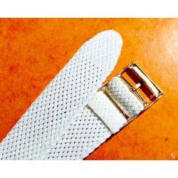 Vintage 70's Nato 20mm Watch strap Braided perlon White color wristwatches Breitling,Panerai,Rolex