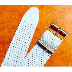 Vintage 70's Nato 20mm Watch strap Braided perlon White color wristwatches Breitling,Panerai,Rolex