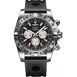 Breitling Authentique Ocean Racer Bracelet caoutchouc noir montres boucle déployante 24mm/20mm Ref 201S