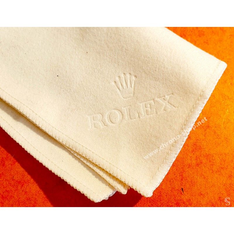 Authentic Rolex Cream White Cloth for Polishing Cleaning Watch Part