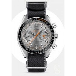 OMEGA Authentique Bracelet Nato 21mm nylon noir avec bordure grise boucle & passants acier inoxydable Ref STZ001885 32 IJF