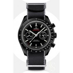 OMEGA Authentique Bracelet Nato 21mm nylon noir avec bordure grise boucle & passants acier inoxydable Ref STZ001885 32 IJF