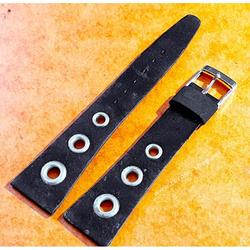 Bracelet de Montre Bund - Cuir Velours Marron - Fabriqué en France