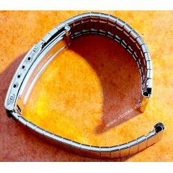 Bracelet articulé acier vintage 20mm montres anciennes Tissot,omega,Enicar,poljot,Seiko,yema,iwc