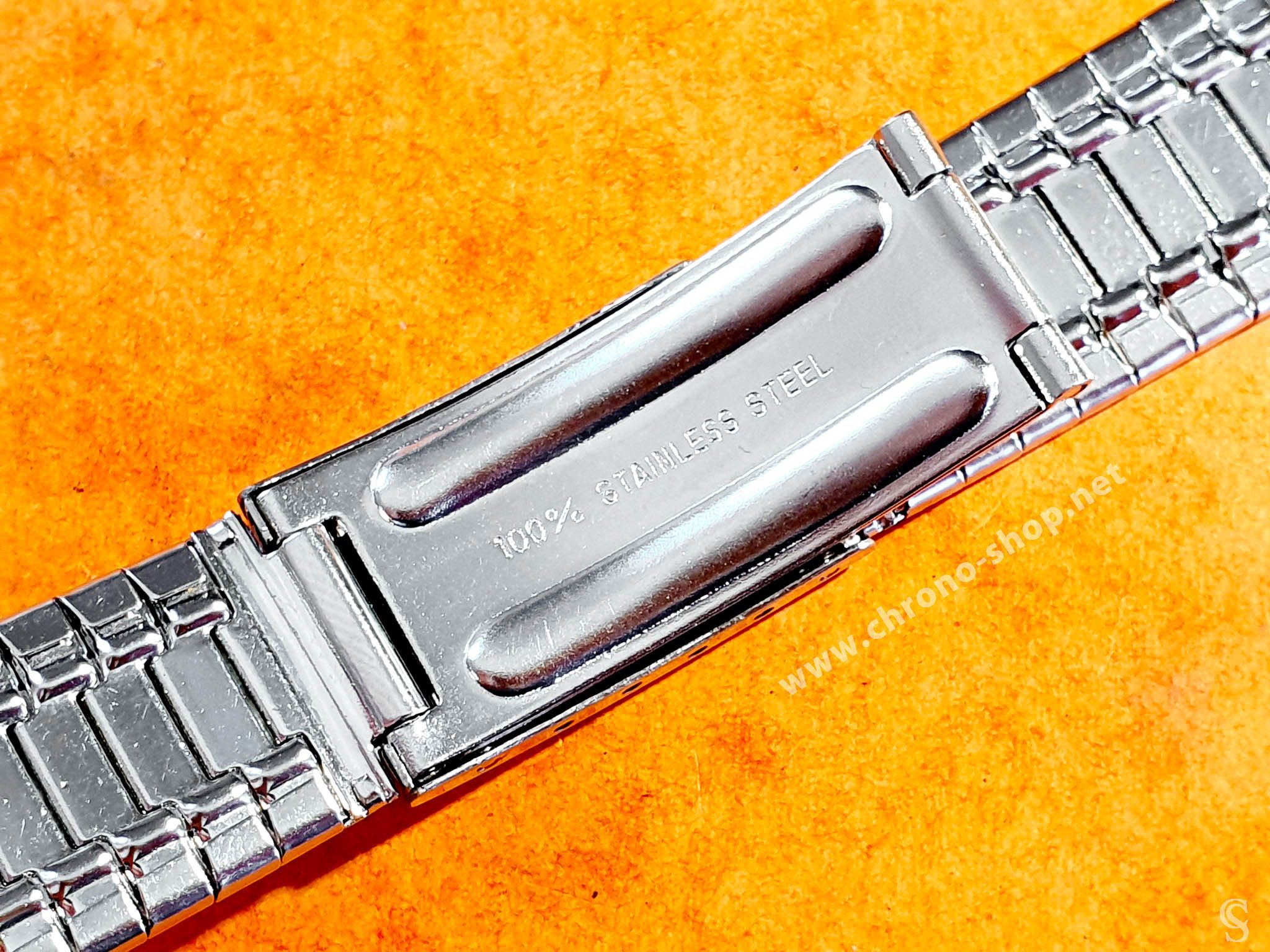 Bracelet De Montre En Acier Inoxydable Pour Enicar - Neuf Sans étiquette - Compatible Nombreuses Montres