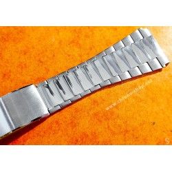 Vintage 70's Stainless Steel watch bracelet strap 20mm Tissot,omega,Enicar,poljot,Seiko,yema,iwc